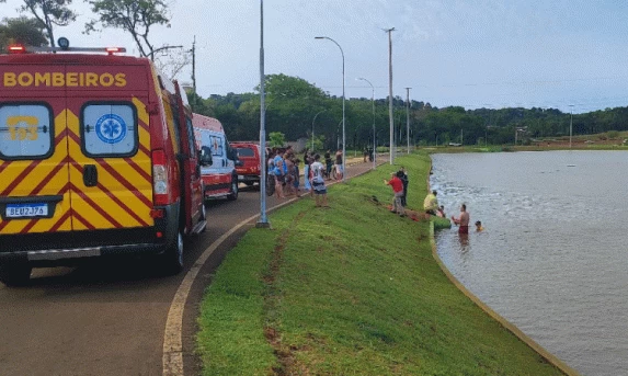  Criança de 6 anos morre afogada no Lago de Laranjeiras do Sul