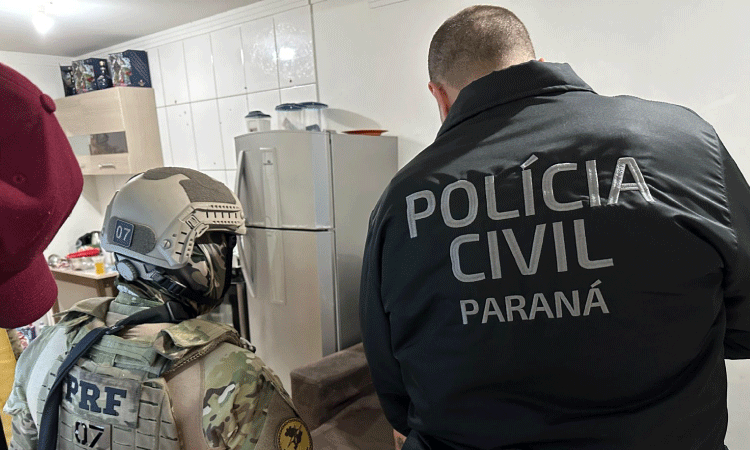 Ação conjunta da PRF, PC e PM prende membro de quadrilha em Cascavel