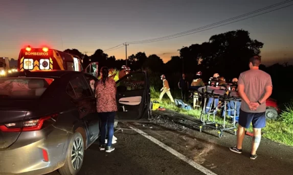 Acidente fatal na BR-277: Colisão frontal deixa jovem de 28 anos morto