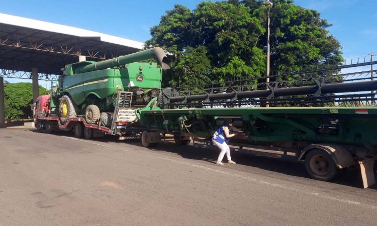 Adapar reforça prevenção de praga trazida por colheitadeiras.