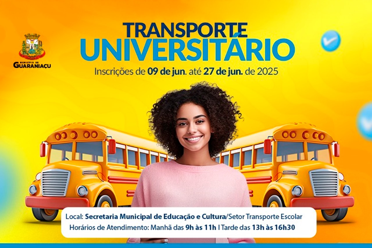 Alunos que utilizam transporte para estudar em Cascavel, devem fazer ou renovar cadastro na Secretária de Educação.