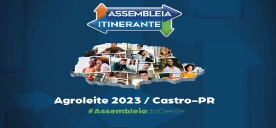 Assembleia Itinerante promove sessão especial em Castro na próxima quinta-feira (10).