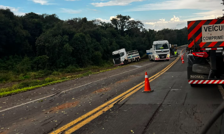 Atualização de tráfego - BR-277, km 528 em Guaraniaçu