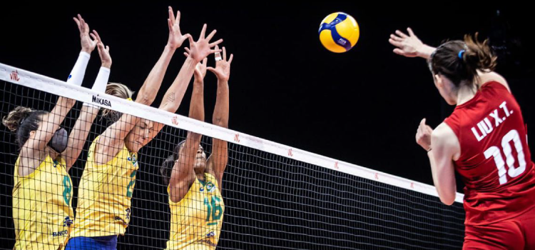 Brasil cai para China; segunda derrota do vôlei na Liga das Nações