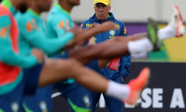 Brasil enfrenta Equador na estreia do italiano Carlo Ancelotti