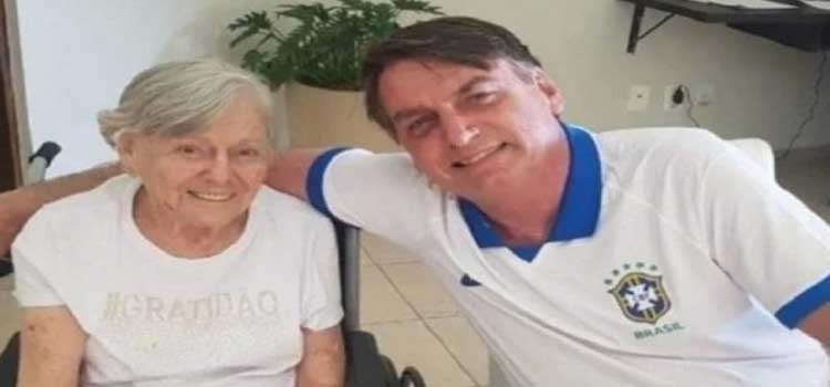 BRASIL: Mãe de Bolsonaro morre aos 94 anos; anúncio foi feito pelo presidente