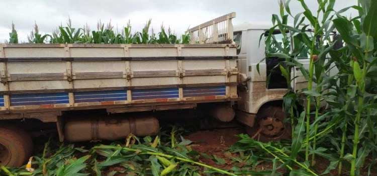 CAMPO BONITO: PM localiza caminhão carregado com agrotóxicos que havia sido furtado no município.
