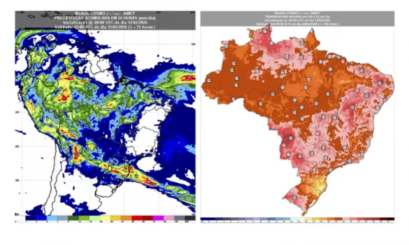 Carnaval 2026: Previsão do Tempo Indica Mistura de Calor e Chuva em Grande Parte do Brasil