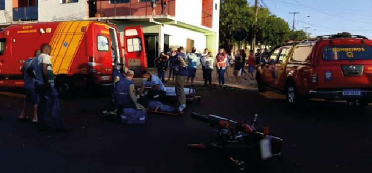 CASCAVEL: Motociclista morre em acidente no Bairro Santa Cruz.
