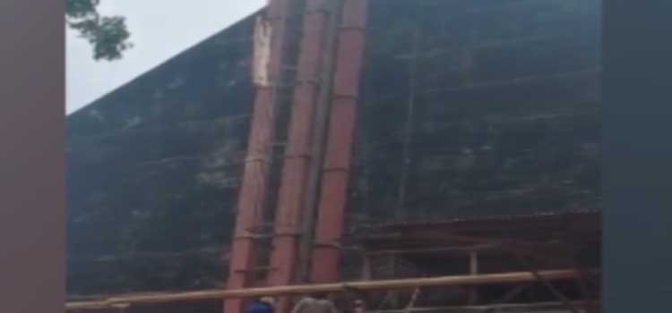 CASCAVEL: Vídeo mostra dificuldades para retirada do corpo do trabalhador do interior do silo