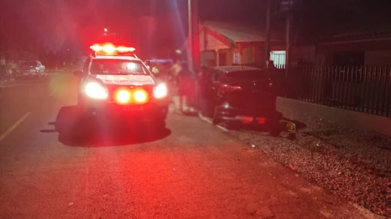 CATANDUVAS: Acidente é registrado no bairro Alto Alegre. Condutora foi presa por embriaguez ao volante.