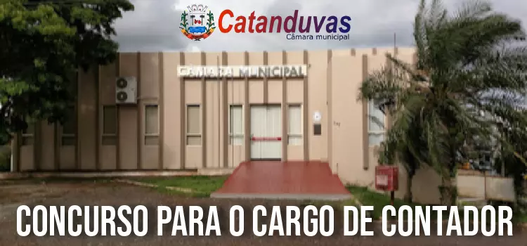 CATANDUVAS - Câmara municipal de Catanduvas abre concurso para o cargo de contador