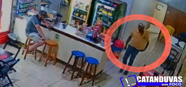 CATANDUVAS: Homem furta caixa de cervejas em estabelecimento comercial.
