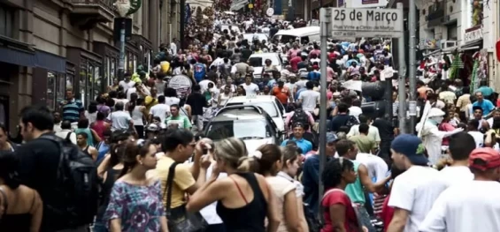 CENSO: De 2010 a 2022, população brasileira cresce 6,5% e chega a 203,1 milhões.