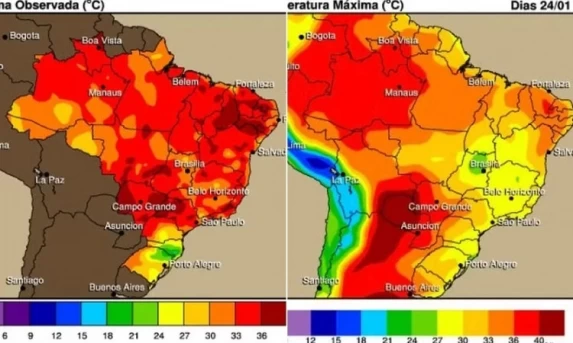 CLIMA: Com chuva, semana deve ter queda de mais de 5°C na temperatura; veja como fica o tempo em cada região.