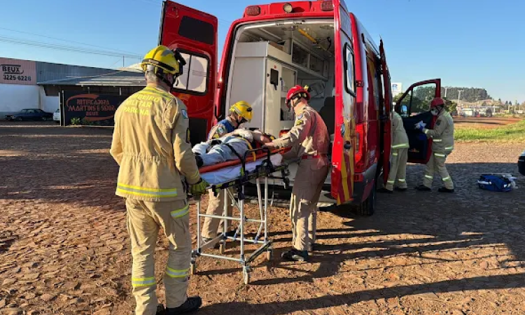 Colisão na BR-369 em Cascavel Deixa Motociclista Gravemente Ferido.