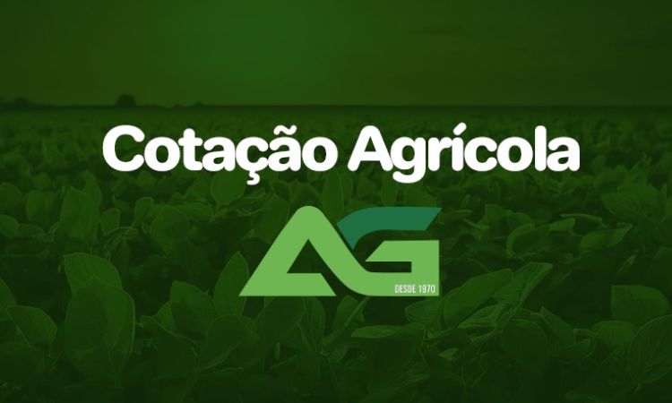 Cotações Agrícolas para esta Segunda-feira 03 de Agosto de 2026