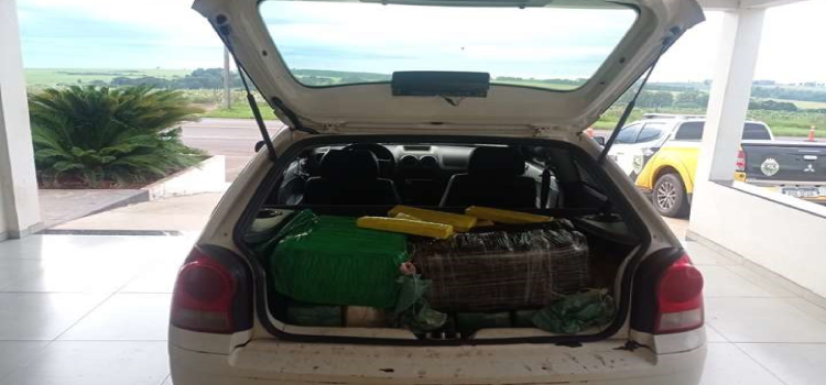 DESCAMINHO: PRE prende homem transportando 179 kg de maconha em veículo na PRc-323.