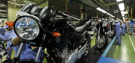 ECONOMIA: Produção de motocicletas aumenta 13,9% no primeiro semestre de 2023.