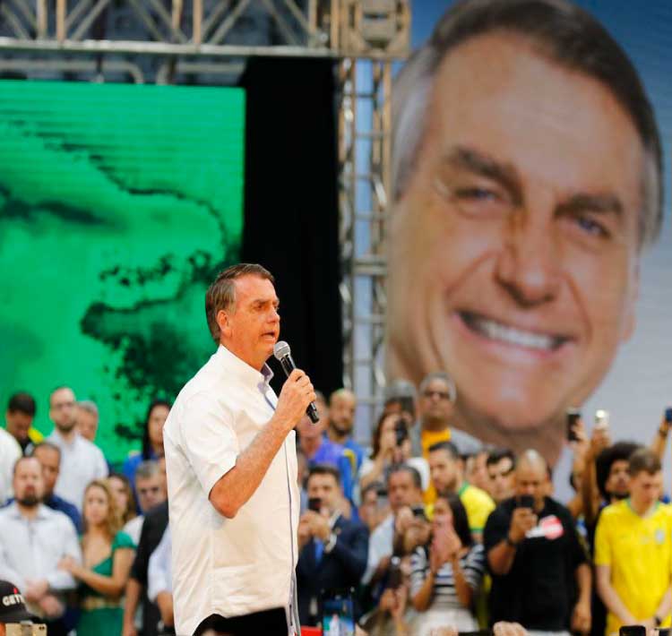 ELEIÇÕES 2022: Jair Bolsonaro registra candidatura à reeleição no TSE.