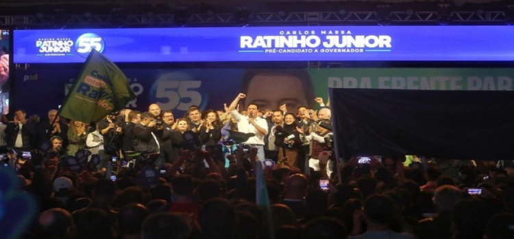 ELEIÇÕES 2022: Ratinho Jr. é oficializado pelo PSD para disputar a reeleição no Paraná.
