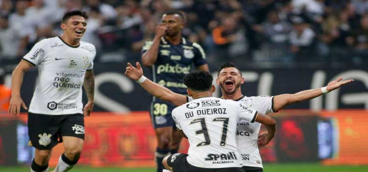ESPORTES: Corinthians atropela Santos e abre boa vantagem na Copa do Brasil.