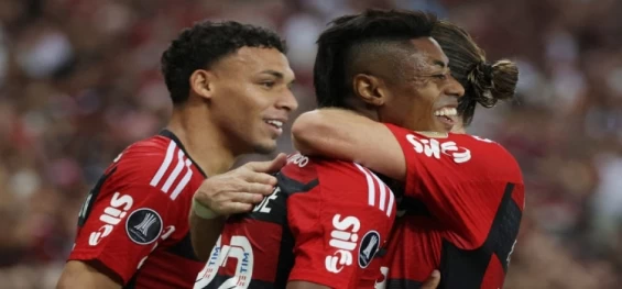ESPORTES: Flamengo e Internacional se garantem nas oitavas da Libertadores.