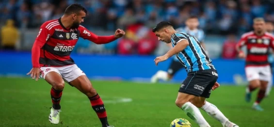 ESPORTES:  Flamengo enfrenta Grêmio por última vaga na final da Copa do Brasil.