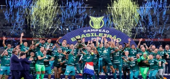 ESPORTES: Palmeiras conquista o 12º Campeonato Brasileiro de sua história.