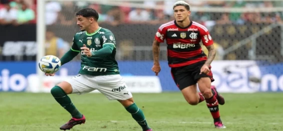 ESPORTES: Palmeiras e Flamengo se enfrentam tentando se aproximar do Botafogo.