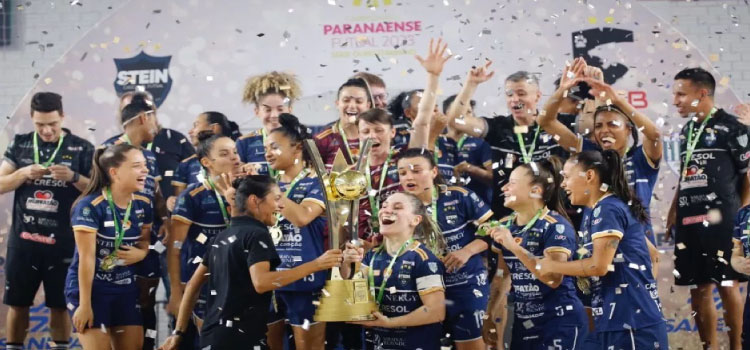 ESPORTES: Stein Cascavel é tricampeão do Campeonato Paranaense de Futsal.