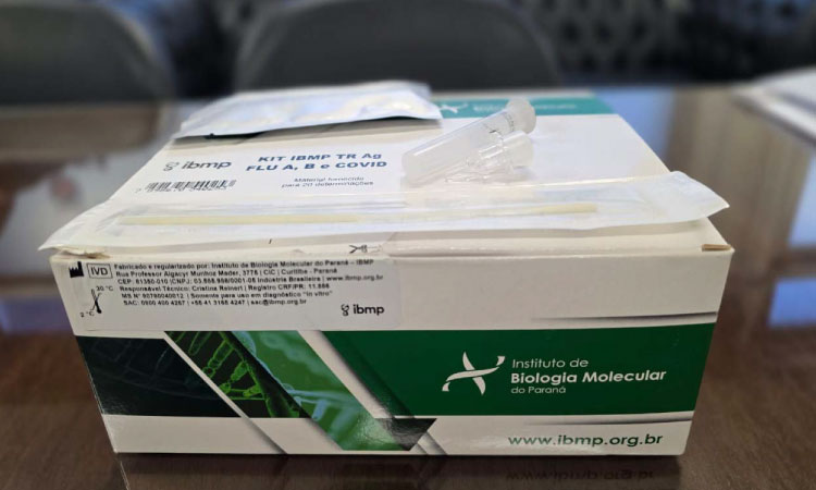 Estado vai distribuir nesta semana 100 mil testes rápidos para Influenza A, B e Covid-19