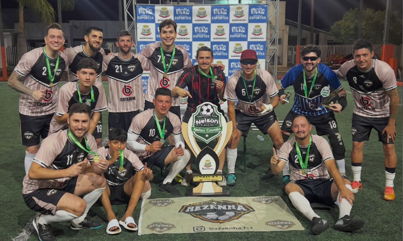 Grande final da Copa Nelson Cavalo de Fut6 celebra o esporte e encerra competição no município com a equipe do Rezenha FC como campeã 