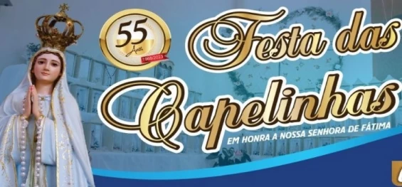 GUARANIAÇU: Acontece hoje a 55ª Edição Festa das Capelinhas promovida pela da Paróquia Nossa Senhora de Fátima.
