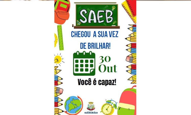 Guaraniaçu aplica nesta quinta-feira a Avaliação SAEB 2025.