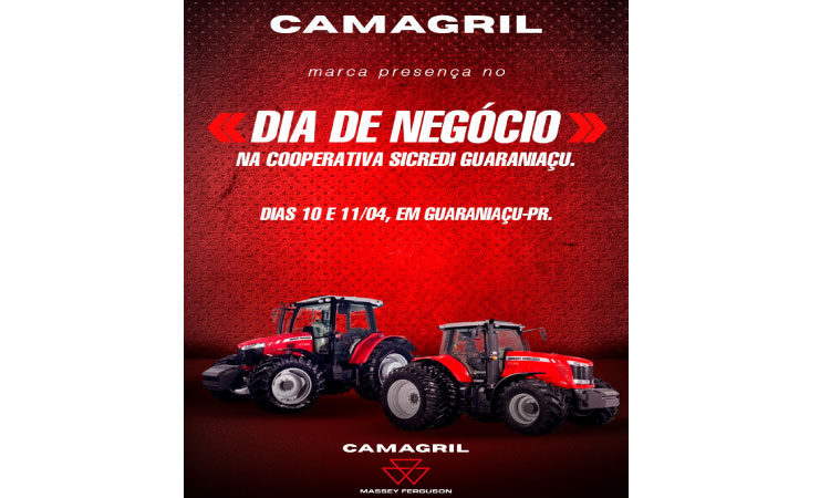 GUARANIAÇU: Camagril marca presença no Dia de Negócio da Cooperativa Sicredi.