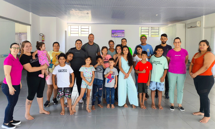 GUARANIAÇU: CRAS retoma atividades com oficinas para crianças e adolescentes.