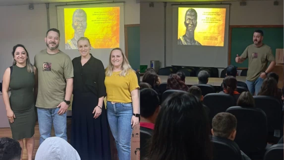 Guaraniaçu: Escola Jean Piaget inicia atividades da Consciência Negra com palestra inspiradora