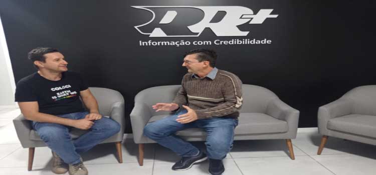 GUARANIAÇU: Ex-Prefeito de Campo Bonito “Toninho” Dominiak visita redação do Portal RRMAIS.