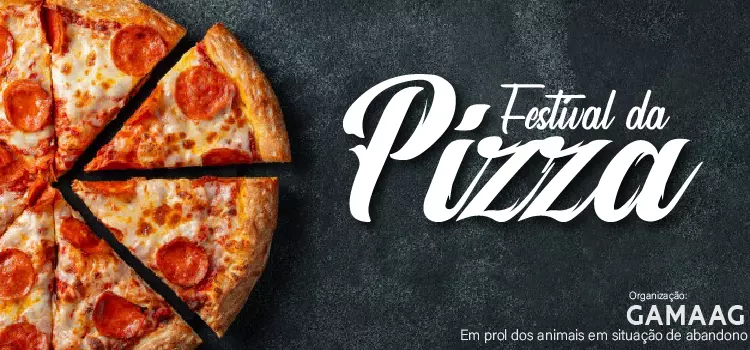 GUARANIAÇU - GAMAAG está promovendo o Festival de Pizzas para arrecadar fundos em prol dos animais em situação de abandono