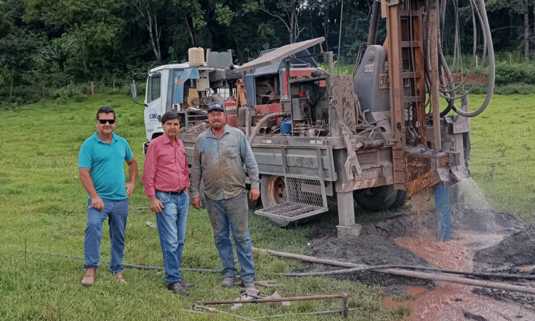 GUARANIAÇU: Governo Municipal perfura novo Poço Artesiano na comunidade Gramadinho.