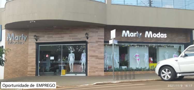 GUARANIAÇU: Oportunidade de Emprego, Loja Marly Modas contrata vendedora