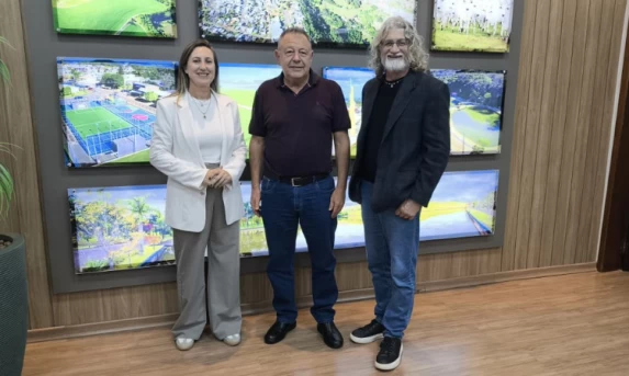 Guaraniaçu: Prefeito Ronaldo Cazella recebe visita de representantes do Creci-PR para debater o desenvolvimento urbano no município