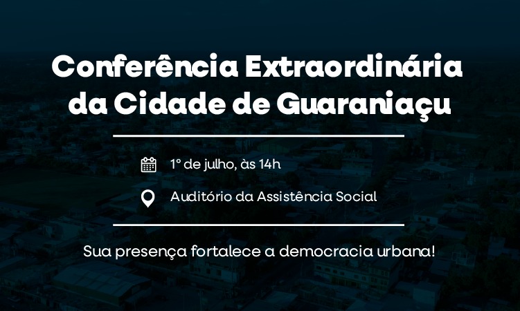 Guaraniaçu realiza Conferência Extraordinária Municipal da Cidade com foco no Plano Diretor e participação social