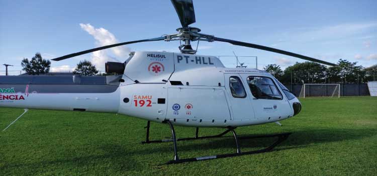 GUARANIAÇU: Serviço aeromédico é acionado para atender paciente no município