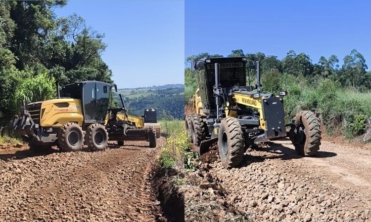 GUARANIAÇU: Viação, Obras e Urbanismo intensifica melhorias em estradas vicinais no interior de Guaraniaçu