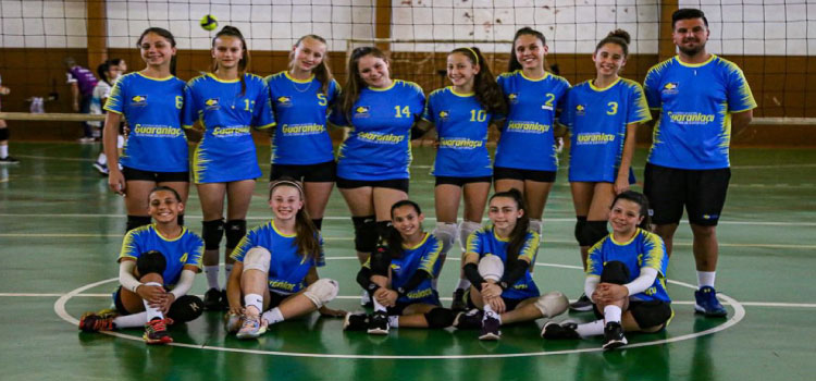 GUARANIAÇU: Voleibol Feminino é Vice-Campeão da Copa Integração Sub15.