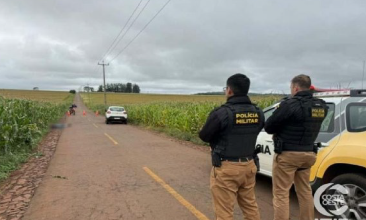 Homem é encontrado morto com tiro na cabeça em estrada rural de Santa Helena.