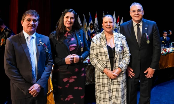 Ibema é homenageada em solenidade da Academia de Medalhística Cívico Militar em Toledo