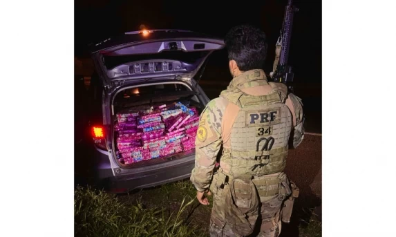 IBEMA: PRF apreende quase meia tonelada de maconha; Vídeo.
